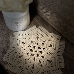 Mandala � Prémium csipke-alátét (16 cm) - otthon & életmód - dekoráció - asztal és polc dekoráció - horgolt & csipketerítő - Meska.hu