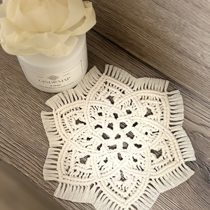 Mandala � Prémium csipke-alátét (16 cm) - otthon & életmód - dekoráció - asztal és polc dekoráció - horgolt & csipketerítő - Meska.hu