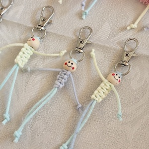 Pillekönnyű Balerinák � Kézzel csomózott kulcstartók és táskadíszek - táska & tok - kulcstartó & táskadísz - kulcstartó - Meska.hu