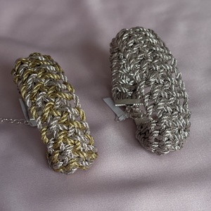 Platinum Edition � Éjféli Fény - Exkluzív Makramé karkötők - táska & tok - táska szett - Meska.hu