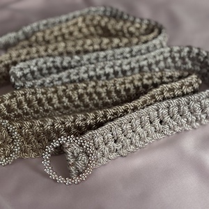 Platinum Edition � Éjféli Fény - Exkluzív Makramé övek - táska & tok - táska szett - Meska.hu