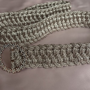 Platinum Edition � Éjféli Fény - Exkluzív Makramé övek, Táska & Tok, Táska szett, Csomózás, MESKA