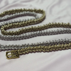 Platinum Edition � Éjféli Fény - Exkluzív Makramé övek - táska & tok - táska szett - Meska.hu