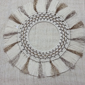 Csillagfény Harmónia � prémium makramé kopogtató (50 cm), Otthon & Életmód, Dekoráció, Ajtó- és ablak dekoráció, Ajtódísz & Kopogtató, Csomózás, MESKA