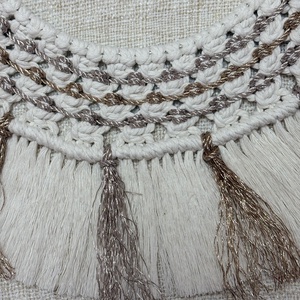 Csillagfény Harmónia � prémium makramé kopogtató (50 cm) - otthon & életmód - dekoráció - ajtó- és ablak dekoráció - ajtódísz & kopogtató - Meska.hu