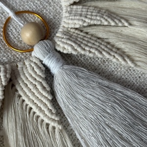 A Békesség Hírnöke � Különleges Makramé Angyal - otthon & életmód - dekoráció - ajtó- és ablak dekoráció - ajtódísz & kopogtató - Meska.hu