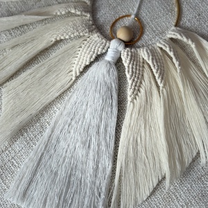 A Békesség Hírnöke � Különleges Makramé Angyal - otthon & életmód - dekoráció - ajtó- és ablak dekoráció - ajtódísz & kopogtató - Meska.hu