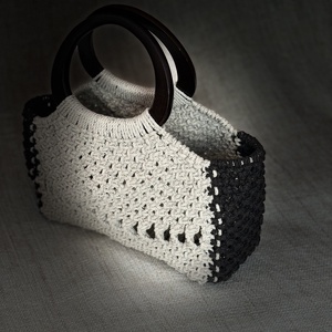 Leopárd csillogás � Designer Makramé Kézitáska - táska & tok - kézitáska & válltáska - kézitáska - Meska.hu