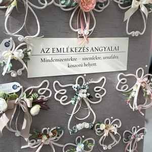 Az emlékezés angyalai - otthon & életmód - dekoráció - ajtó- és ablak dekoráció - ajtódísz & kopogtató - Meska.hu