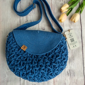 Crossbody - jázmin mintával - táska & tok - kézitáska & válltáska - vállon átvethető táska - Meska.hu