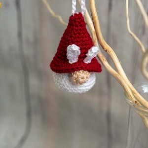 Horgolt húsvéti manó nyuszifülekkel - otthon & életmód - dekoráció - fali és függő dekoráció - függődísz - Meska.hu