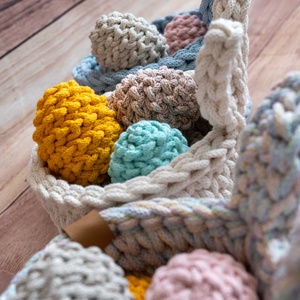 Horgolt húsvéti tojások - otthon & életmód - dekoráció - dísztárgy - Meska.hu