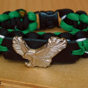 Ferencváros paracord karkötő  - Meska.hu