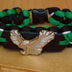 Ferencváros paracord karkötő - Meska.hu