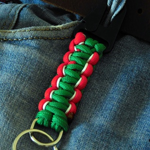 Paracord kulcstartó nemzetünk színeivel, Táska & Tok, Kulcstartó & Táskadísz, Kulcstartó, , MESKA