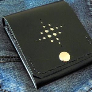 Bőr pénztárca - Meska.hu