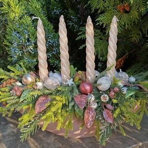 Csónakkaspó adventre, Otthon & Életmód, Dekoráció, Ajtó- és ablak dekoráció, Ajtódísz & Kopogtató, Virágkötés, MESKA