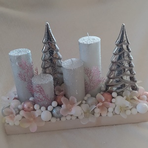 Madárkás adventi dísz, Otthon & Életmód, Dekoráció, Ajtó- és ablak dekoráció, Ajtódísz & Kopogtató, Virágkötés, MESKA
