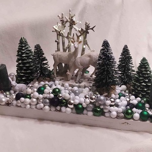 Szarvasos óriási adventi dísz - Meska.hu