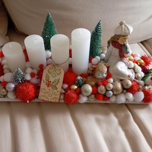 Kislányos adventi dísz - Meska.hu