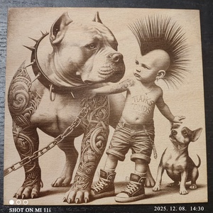 Gravírozott fénykép - otthon & életmód - dekoráció - kép & falikép - fából készült kép - Meska.hu