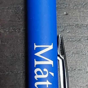 Gravírozott fém toll matt színekben - otthon & életmód - papír, írószer - ceruza & toll - Meska.hu