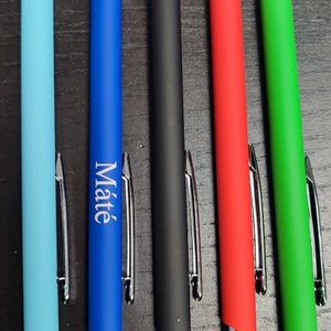 Gravírozott fém toll matt színekben - Meska.hu