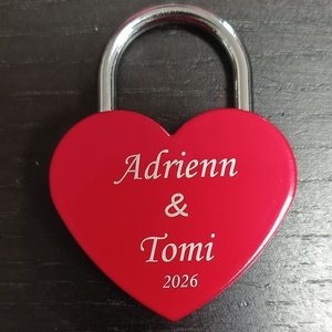 Szerelem lakat, Otthon & Életmód, Dekoráció, Asztal és polc dekoráció, Gravírozott táblák, Gravírozás, pirográfia, MESKA