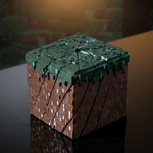 Minecraft fűkocka-fidget - játék & sport - húzó & tolójátékok - Meska.hu