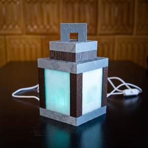 Minecraft lámpás - otthon & életmód - lámpa - hangulatlámpa - Meska.hu