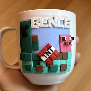 Minecraft bögre - Meska.hu