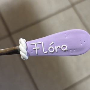 Névvel ellátott teáskanál, Otthon & Életmód, Konyhafelszerelés, tálalás, Tálalás, Kanál & Villa, Gyurma, MESKA