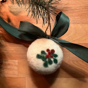 Tűnemezelt karácsonyfagömb, Karácsony, Karácsonyi lakásdekoráció, Karácsonyfadíszek, , MESKA
