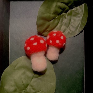 Tűnemezelt gomba, Otthon & Életmód, Dekoráció, Dísztárgy, Nemezelés, MESKA