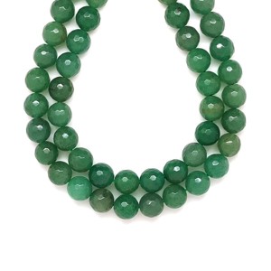 Aventurin fazettált golyó 10mm ékszerkészítő alapanyag (füzér), Kellékek & szerszámok, Ásvány alapanyag, Ásványfüzér, , MESKA