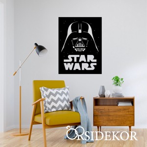 Star Wars / Dart Wader falikép fából, Otthon & Életmód, Dekoráció, Fali és függő dekoráció, Falra akasztható dekor, , MESKA