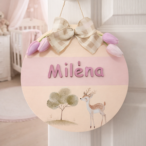 Névtábla, Baba - mama, Babaszoba dekoráció, Baba névtábla, Gravírozás, pirográfia, MESKA