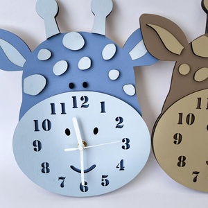 Zsiráfos órák - otthon & életmód - dekoráció - fali és függő dekoráció - falióra & óra - Meska.hu