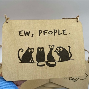 Vicces tábla ajándékba - otthon & életmód - dekoráció - asztal és polc dekoráció - gravírozott táblák - Meska.hu