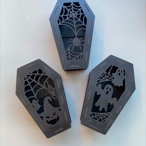 Halloween koporsólámpás - Meska.hu