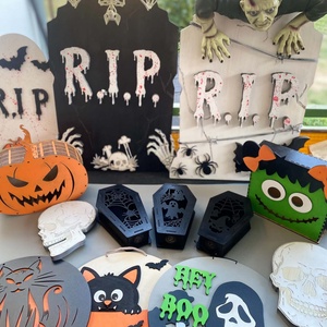 Halloween koporsólámpás - otthon & életmód - dekoráció - halloween - halloweeni lámpás - Meska.hu