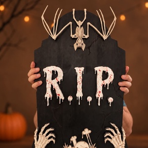 Halloween dekor sírkő - Meska.hu