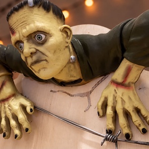 Halloween sírkő zombi dekor - Meska.hu