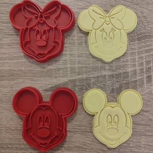 Mickey és Minnie sütikiszúró csomag - otthon & életmód - konyhafelszerelés, tálalás - sütés, főzés - sütikiszúró - Meska.hu