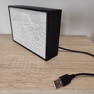 3d nyomtatott litofán fénykép kerettel - otthon & életmód - dekoráció - kép & falikép - 3d képek - Meska.hu