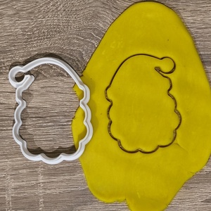 Mikulás körvonal sütikiszúró  - Meska.hu