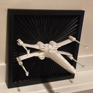 Star Wars X-Wing űrhajó falikép  - otthon & életmód - dekoráció - kép & falikép - 3d képek - Meska.hu
