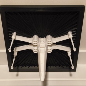Star Wars X-Wing űrhajó falikép  - Meska.hu