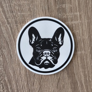 Francia bulldog poháralátét, Otthon & Életmód, Konyhafelszerelés, tálalás, Tálalás, Tányér- és poháralátét, , MESKA