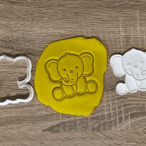 Elefánt sütikiszúró - otthon & életmód - konyhafelszerelés, tálalás - sütés, főzés - sütikiszúró - Meska.hu